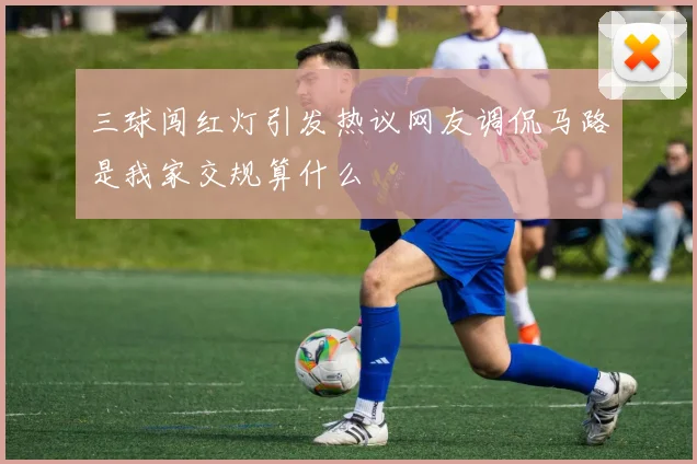 三球闯红灯引发热议网友调侃马路是我家交规算什么